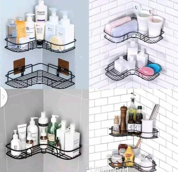 Bathroom corner rack