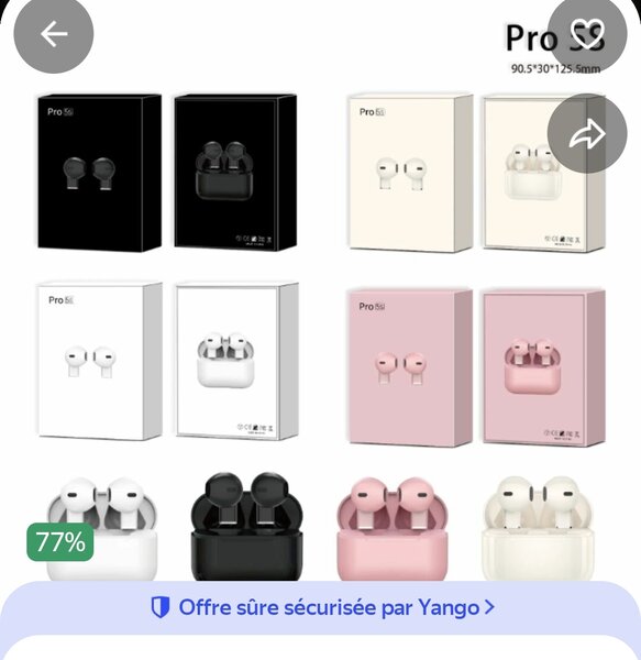 Écouteurs sans fil Bluetooth