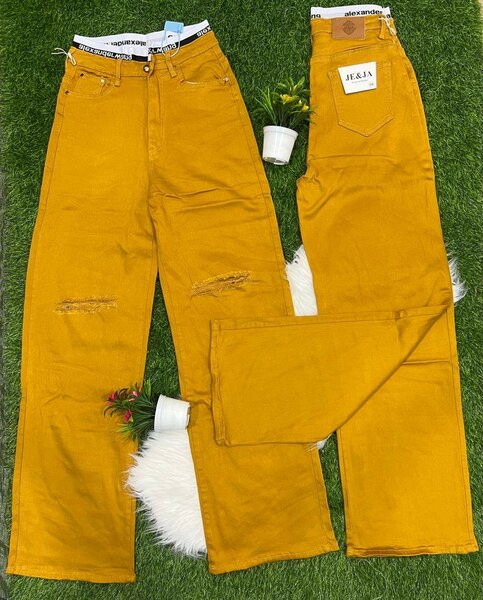 Jean rétro femme taille haute