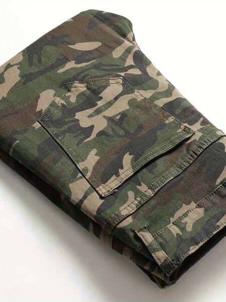 Unisex cargo pants with side pockets