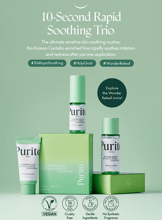 Purito Wonder Releaf Centella Mini Kit Unscented