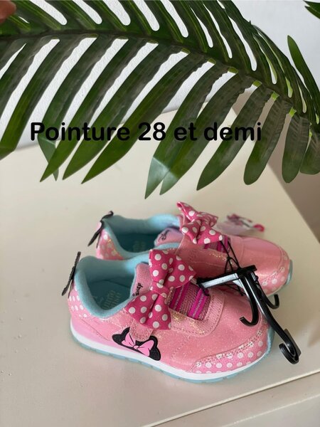 Chaussures Filles Roses Noeud