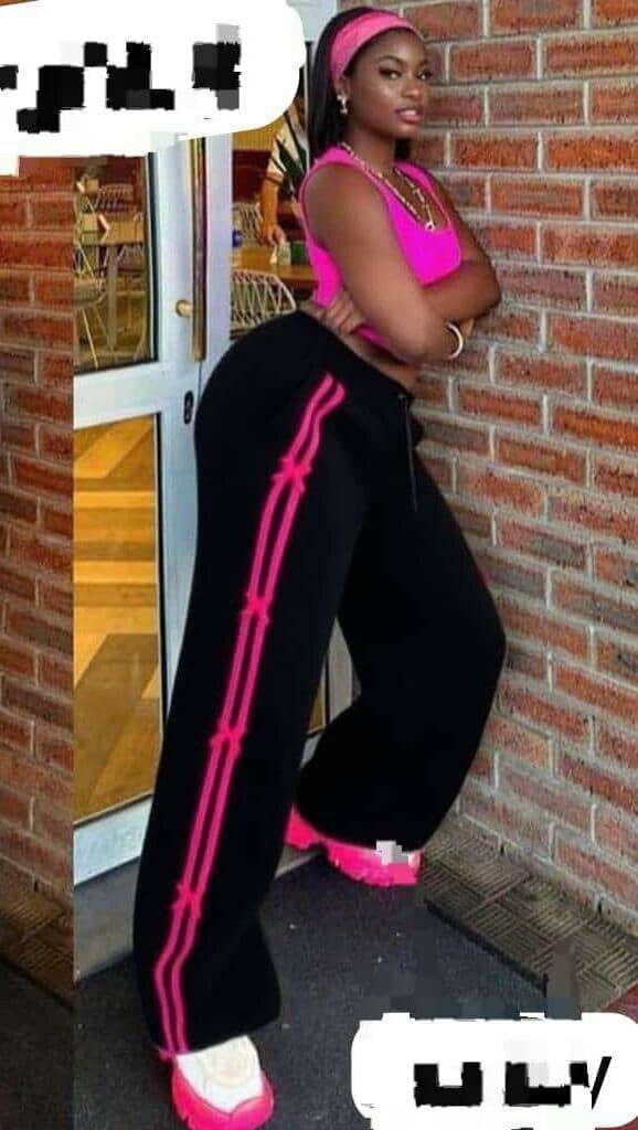 Pantalons larges taille haute