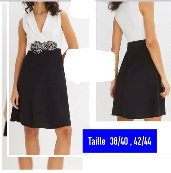 Robe Élégante Bicolore