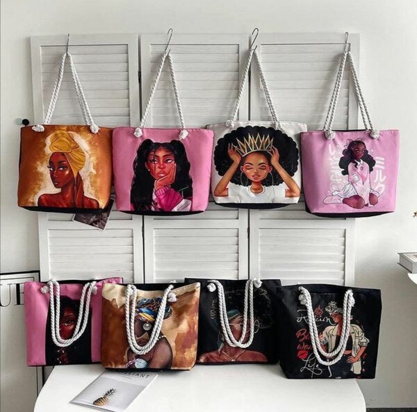 Sac fourre-tout artistique femme