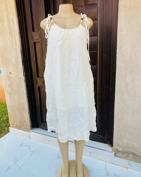 Beautiful and stylish women's dress white