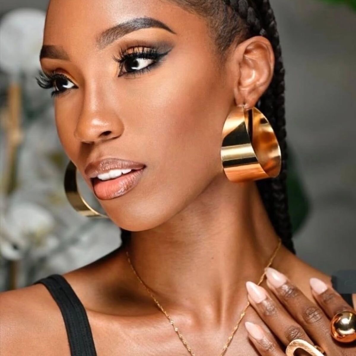 Boucles d'Oreilles Créoles Dorées