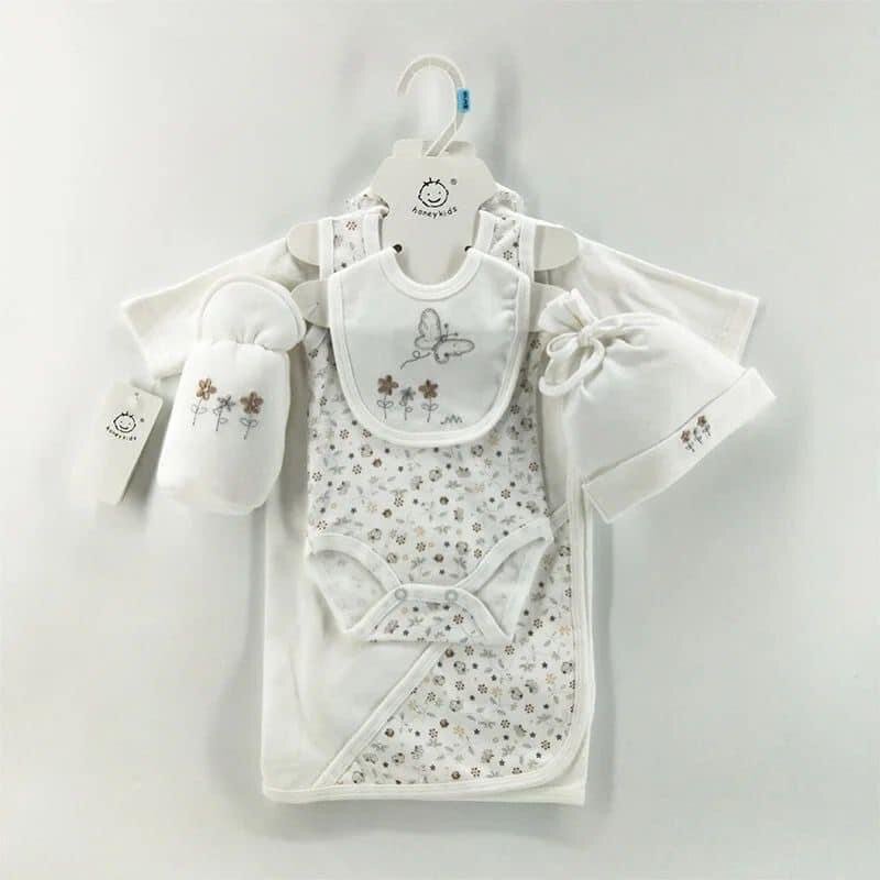 Ensemble 6 pièces bébé en coton chic et confortable