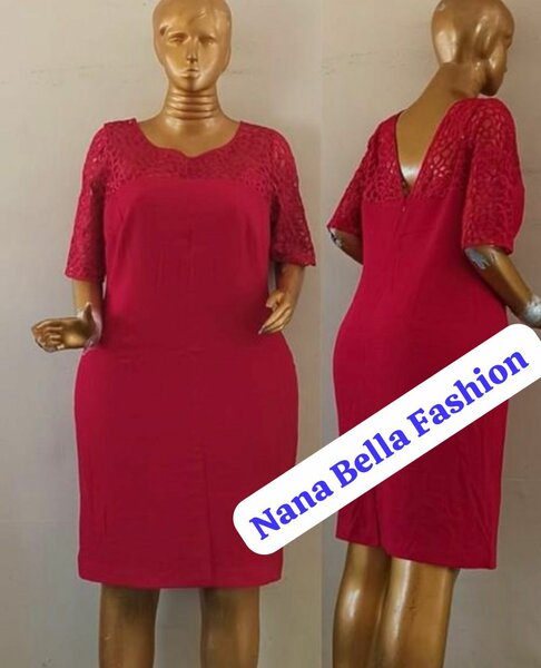 Belle robe rouge Xxl