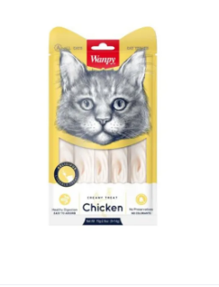 Wanpy Cat creamy treat Chicken Pack of 5 sticks