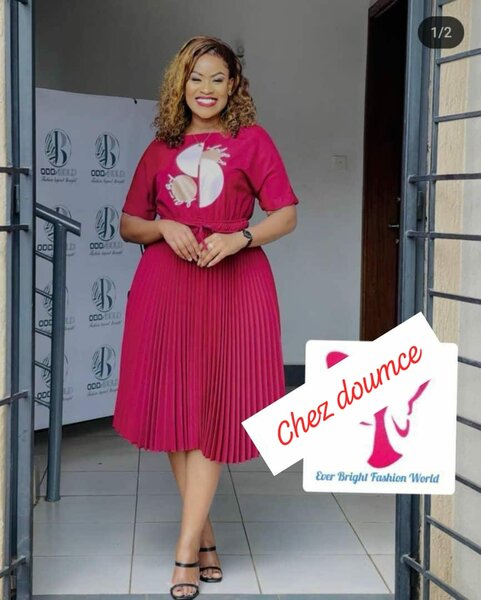 Robe Rouge Élégante Femme