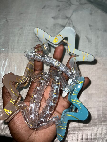 Pinces à cheveux étoiles colorées