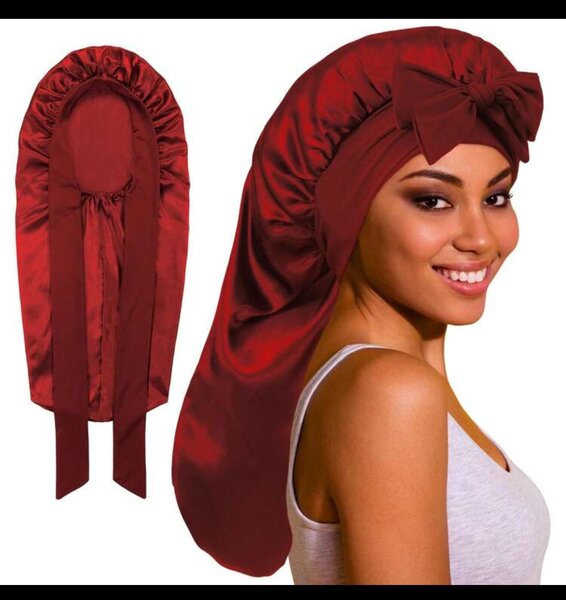 Long Silky Hair Bonnet