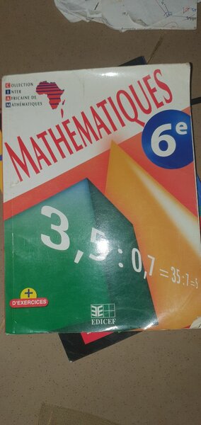 Livre Mathématiques 6e