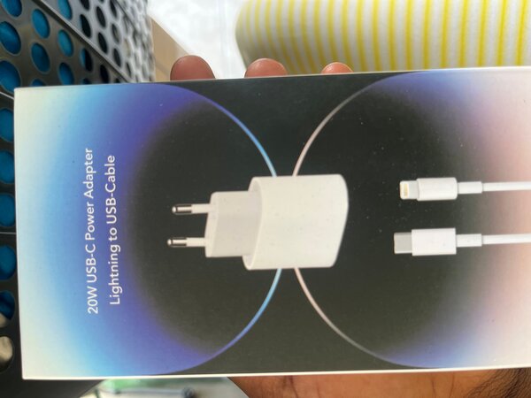 Adaptateur 20W USB-C et Câble Lightning