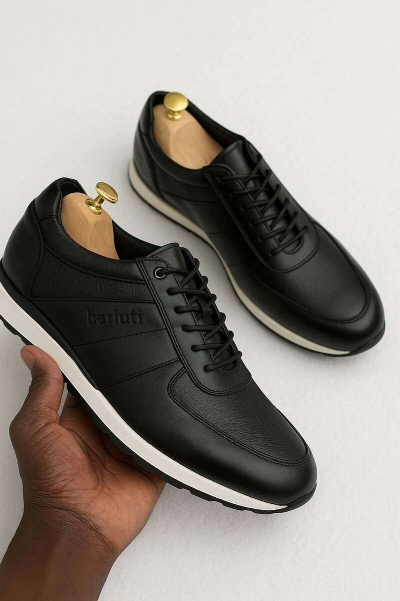 Sneakers en cuir élégants