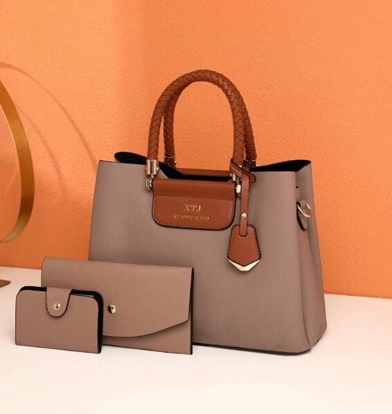 Sac à main élégant 3 pièces
