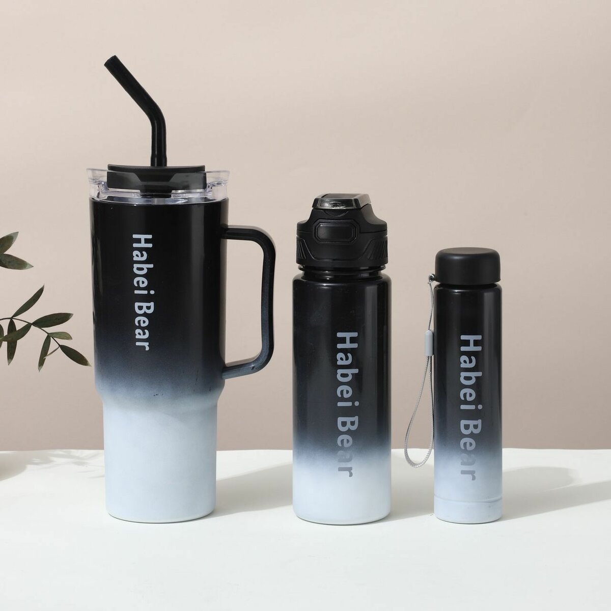 Ensemble de bouteilles thermos Habei Bear