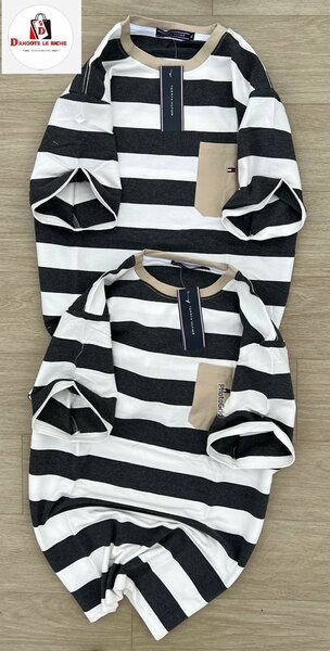T-shirt à rayures pour hommes