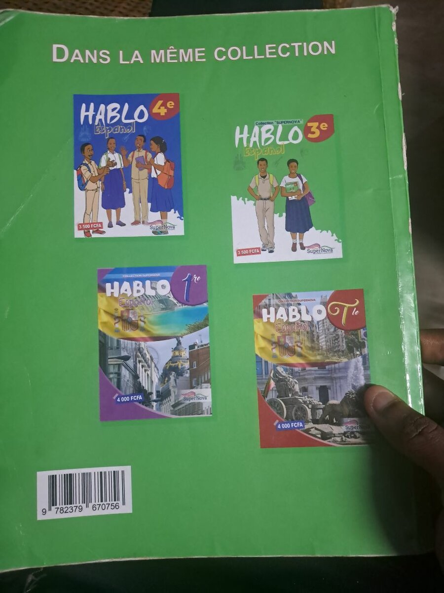 Livre d'Espagnol 2nd