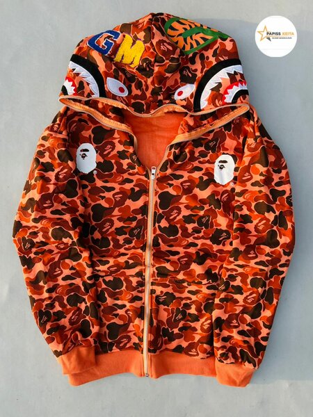 Veste à capuche camouflage