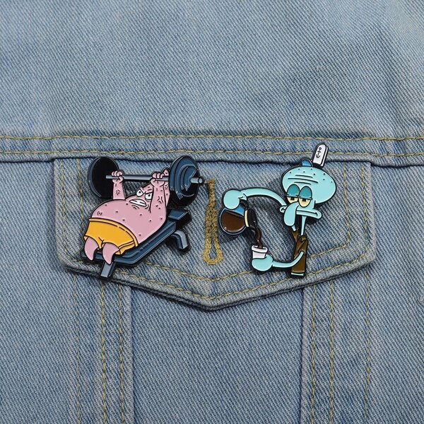 Металлический значок, брошь на сумку, одежду