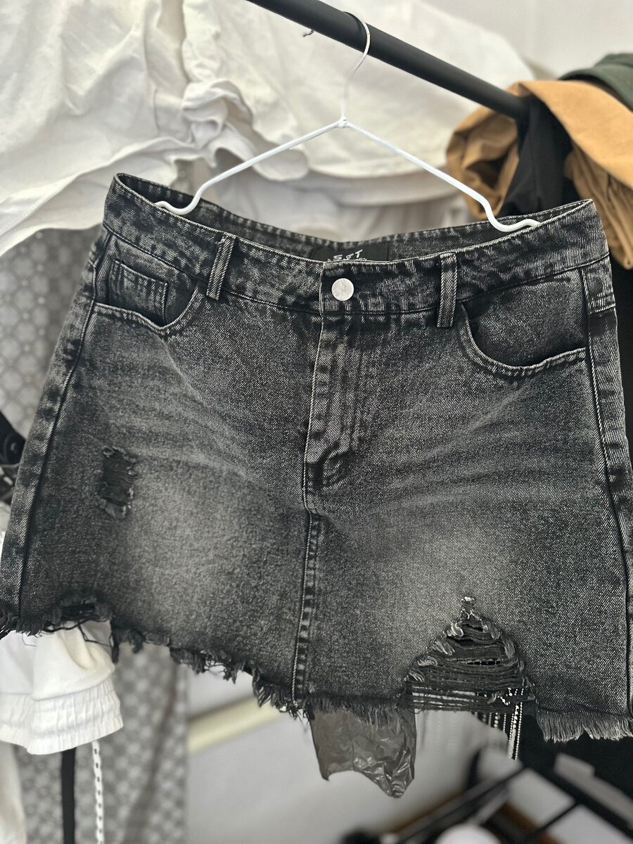 Юбка шорты джинсовые