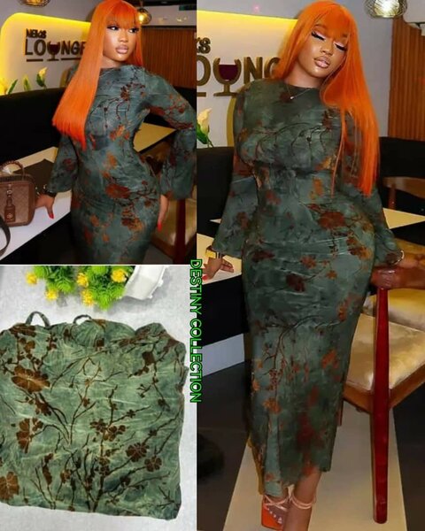 Robe longue florale élégante