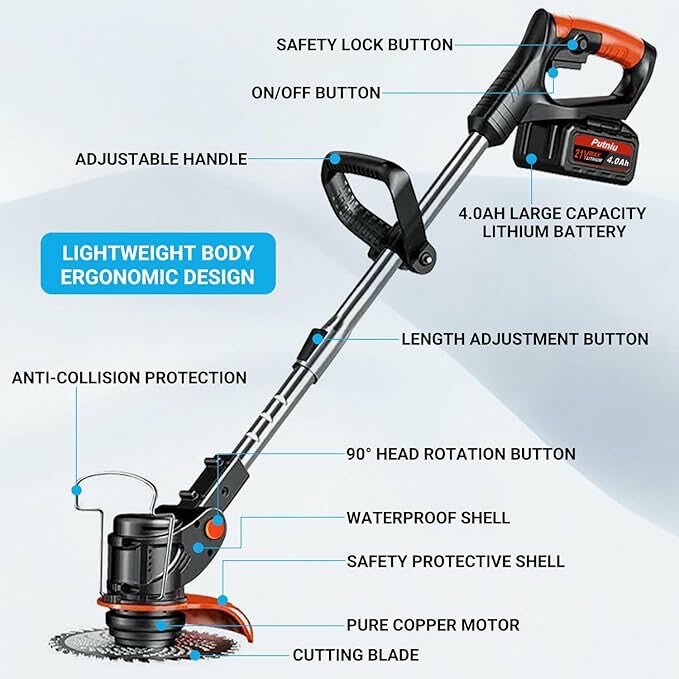 Rechargeable Electric Hand Mower With Free Deliveries