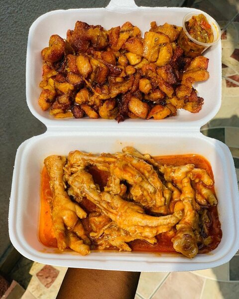 Alloco patte de poulet