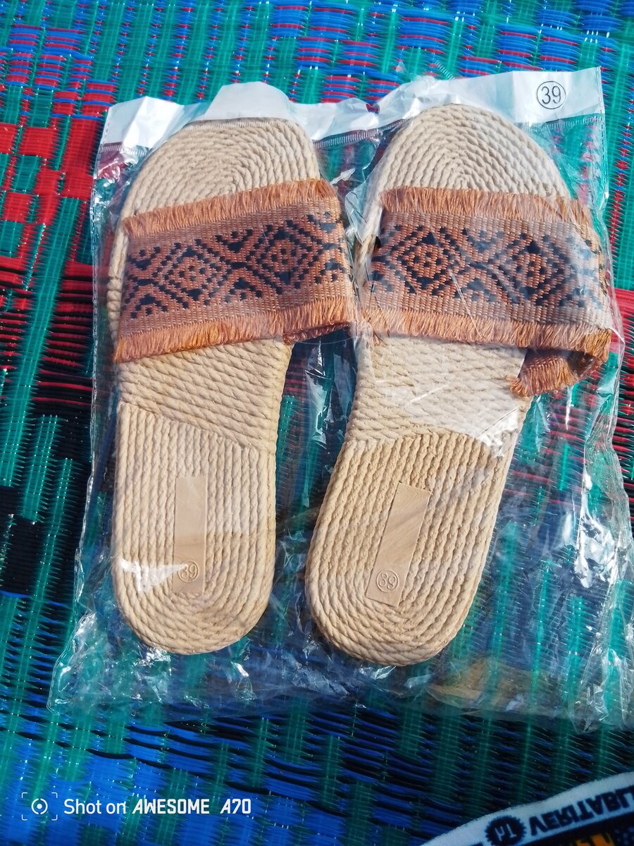 Sandales Plates Tissées Éco