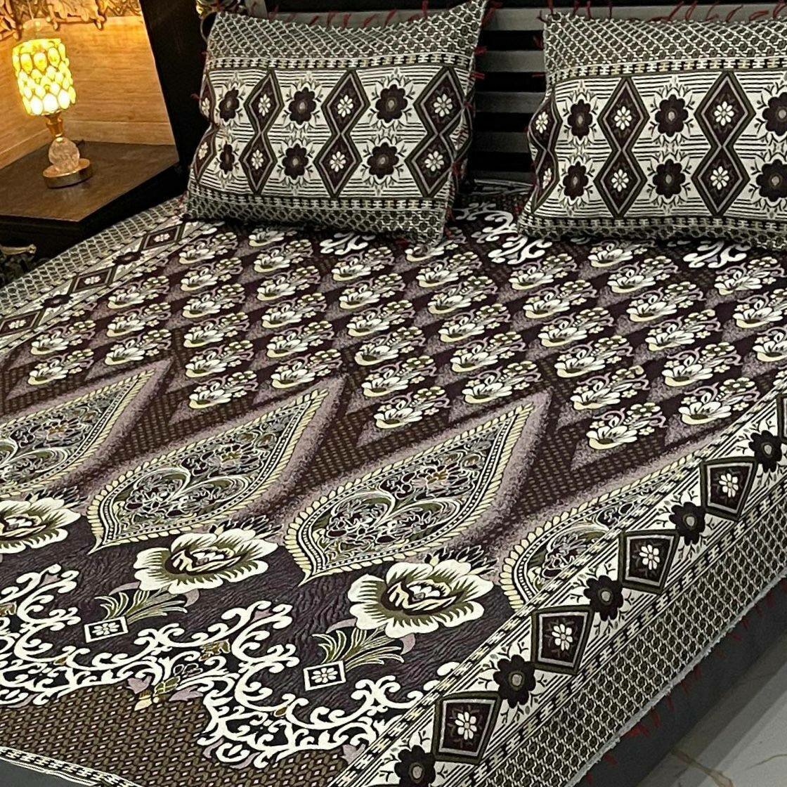 Bedsheet and two pillows cover