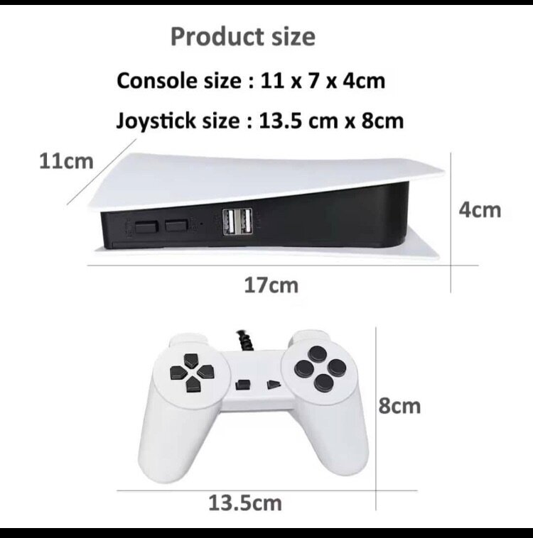 Console de jeux vidéo avec 2000 jeux classiques, console TV