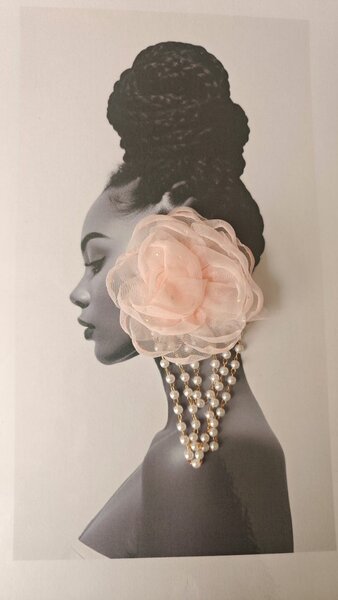 Boucle d'oreille en fleurs