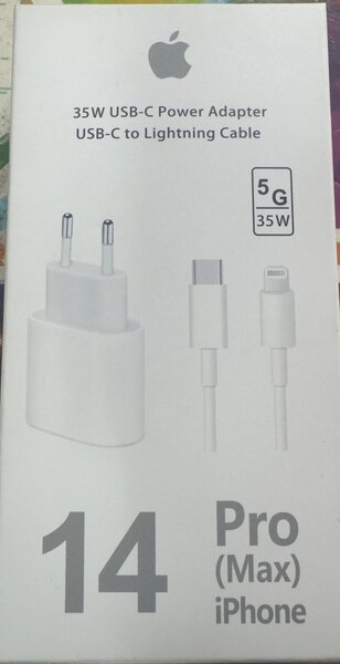 Power Adapter 35W USB-C to Lightning Cable
