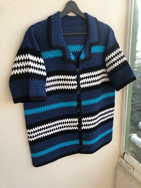 Crochet unisex shirt