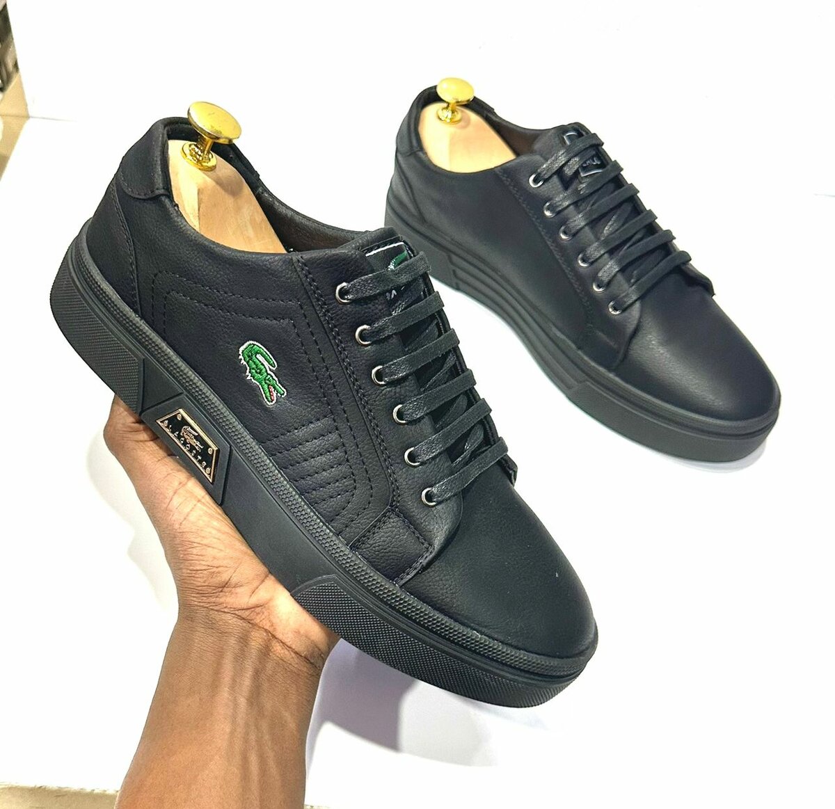 Sneakers en cuir décontractées