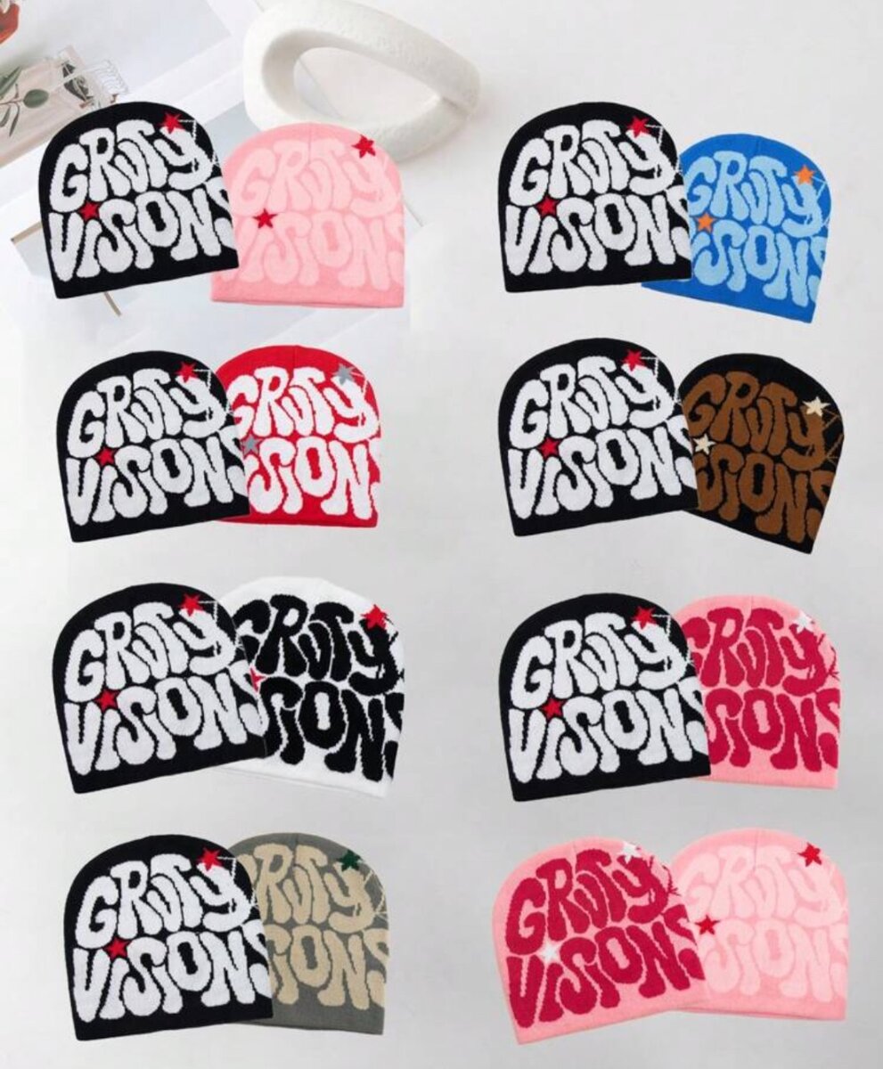 Bonnet en laine stylisé unisexe