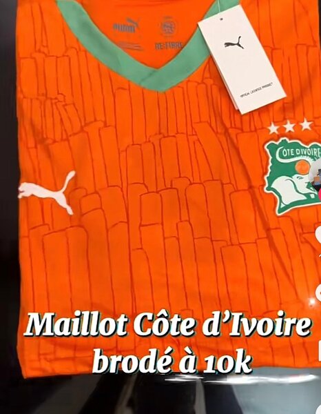 Maillot Côte d'Ivoire Officiel