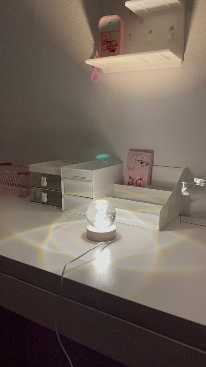Lampe de cristal 3D LED
