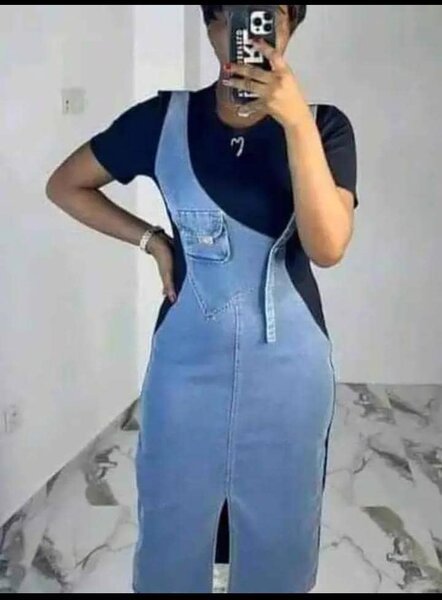 Chic robe jeans femme