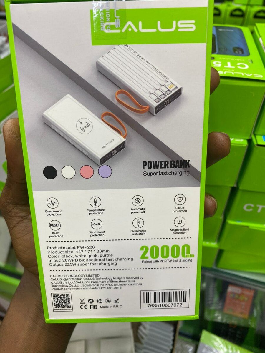 Calus 20000mAh 22.5W PowerBank