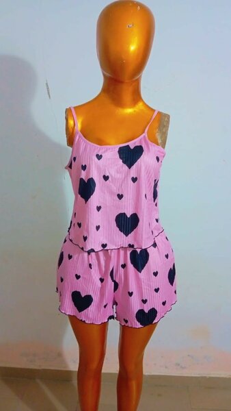 Pyjama Cœur Femme Été