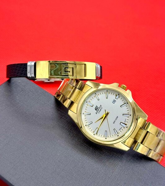 Montre acier élégante homme