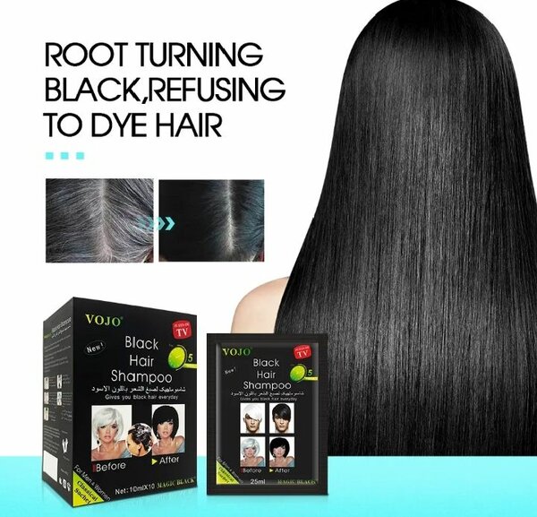Teinture noir pour cheveux