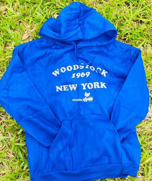 Hoodie bleu Woodstock 1969