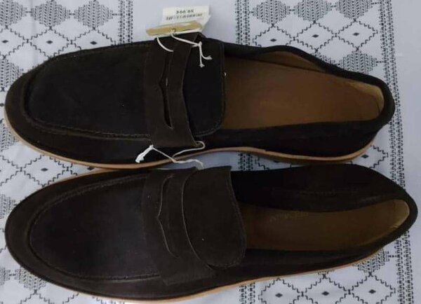 Mocassins en daim Monoprix