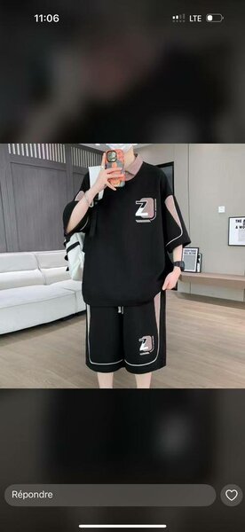 Ensemble décontracté unisexe