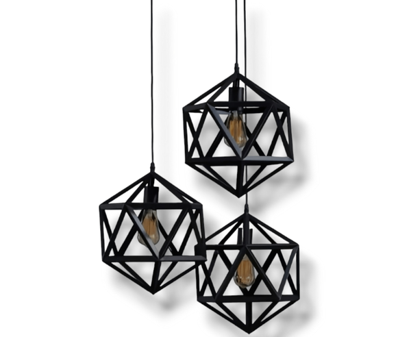 Hexagon Single Black 3in1