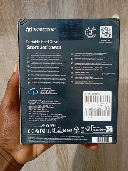 Transcend External Hard Disk Drive